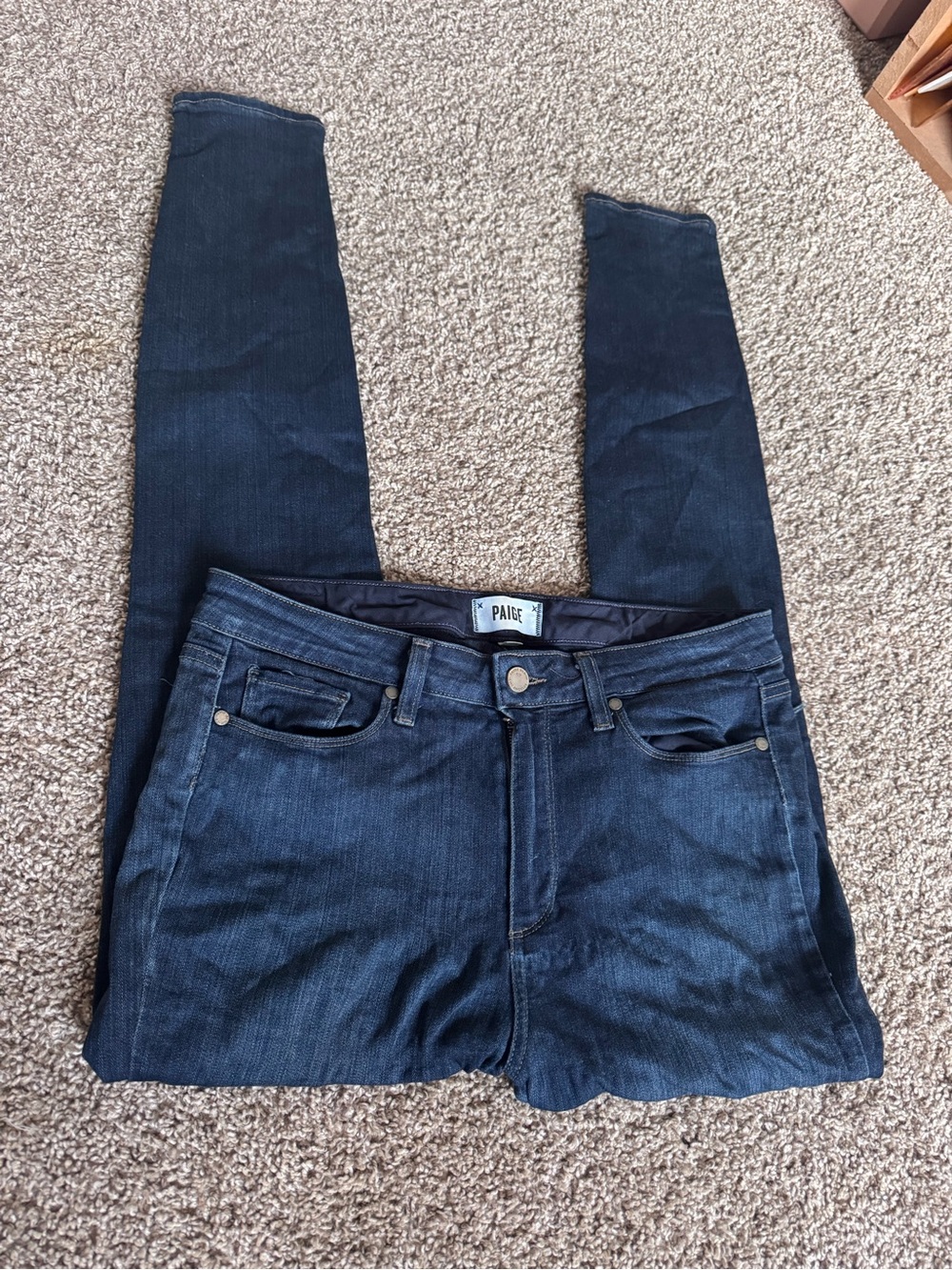 PAIGE women’s Dark Blue wide leg